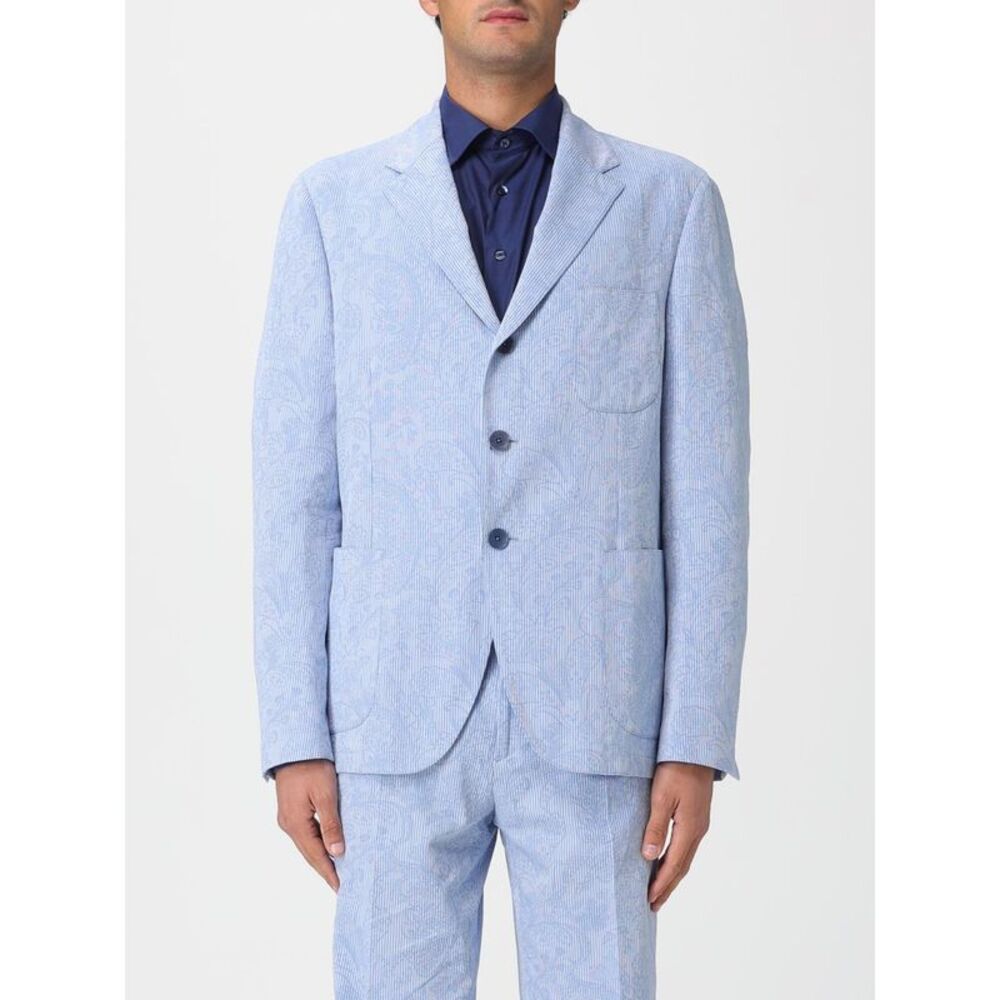 Etro Jacket Men Blue
